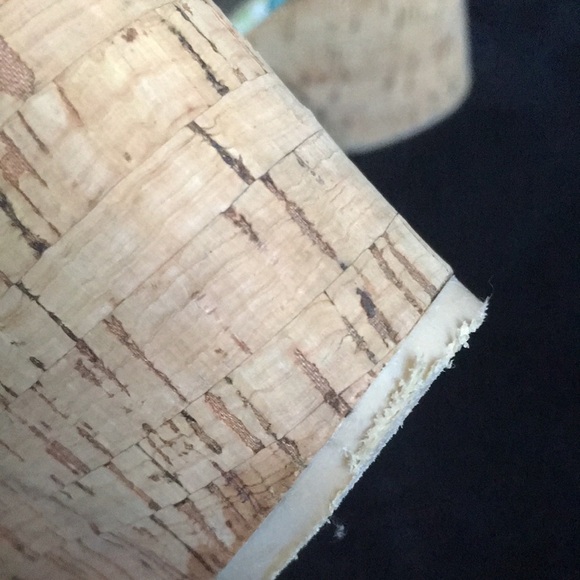 Apt 9 Green And Blue Open Toe Wedges Women’s Shoes - Picture 5 of 13